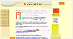 Desktop Screenshot of flaggenshop.de